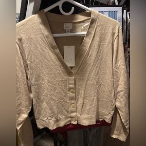 A New Day Women's Beige Cardigan